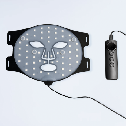 Professional Grade Silicone LED Light Therapy Mask - 650nm Red, 450nm Blue & 850nm IR with Massage - OEM/ODM Available
