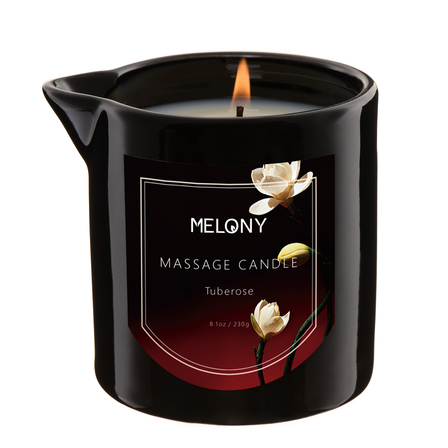Tuberose | MELONY SOY MASSAGE CANDLE | 8.1OZ / 230G