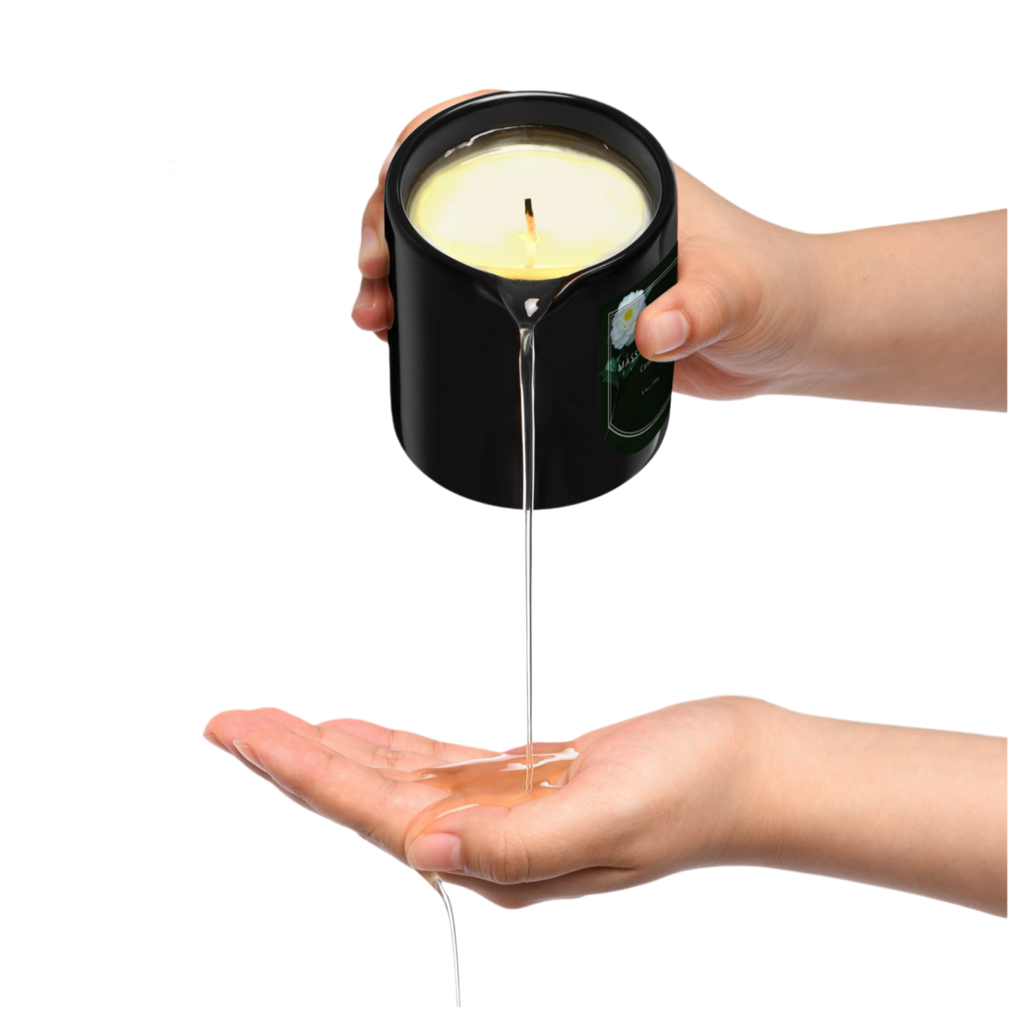 Camellia | MELONY SOY MASSAGE CANDLE | 8.1OZ / 230G