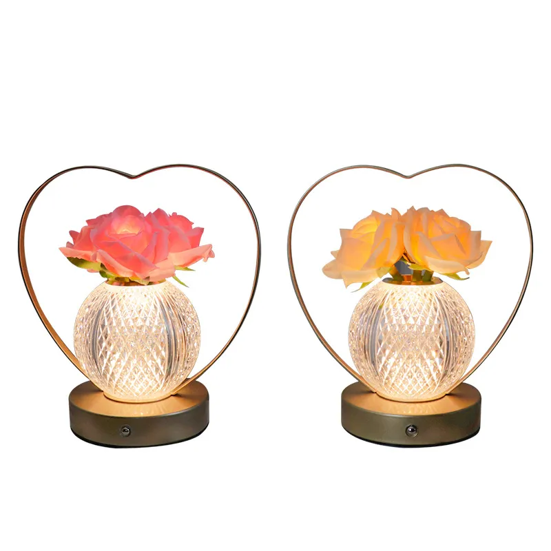 New Design Portable Metal Global Table Lamp Gift Desk Light Rechargeable Lamp