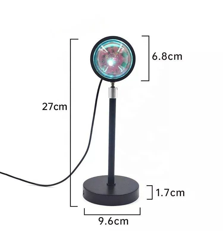 Rainbow Sun Sunset Home Decor LED Night Light Nordic Sunset Projection Light