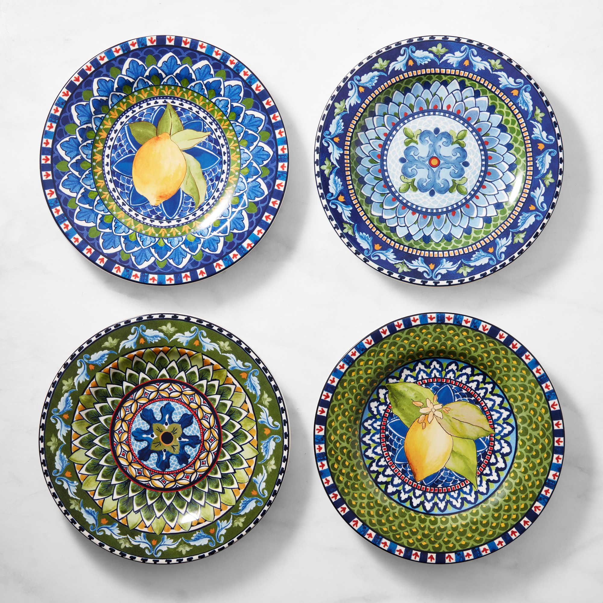 Sicily Ceramic Salad Plates