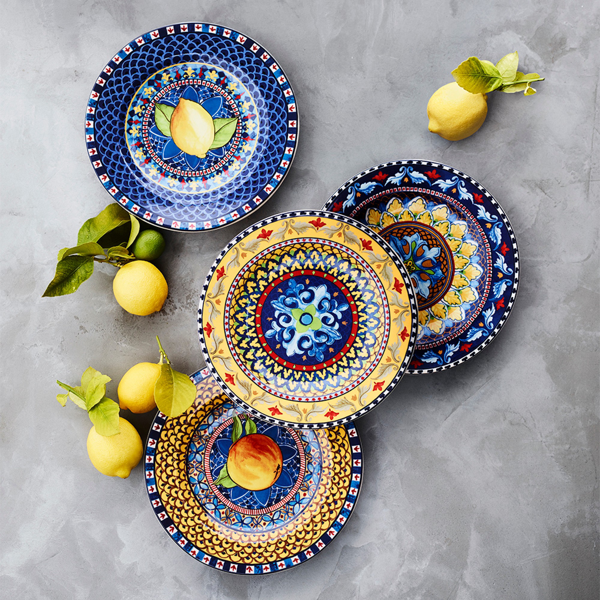 Sicily Ceramic Salad Plates
