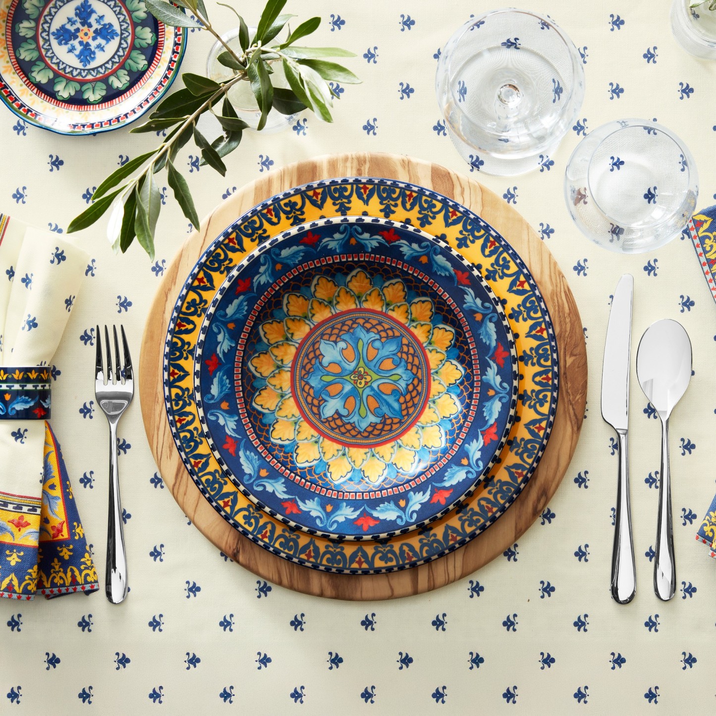 Sicily Ceramic Salad Plates