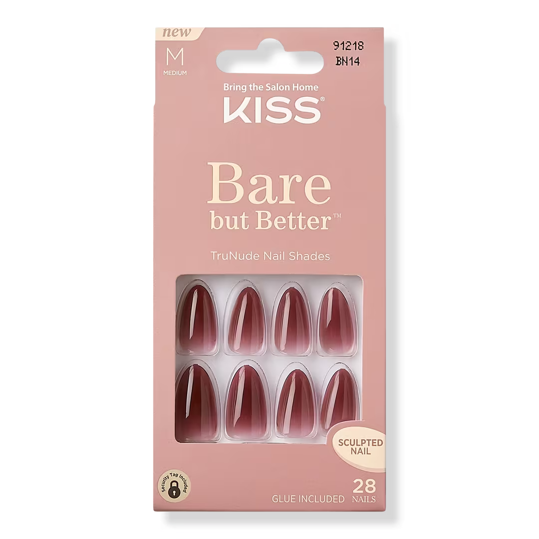 Bare but Better Nude Nails——Burgundy Wine