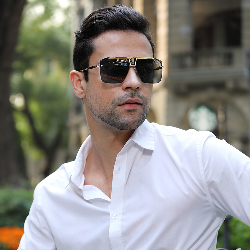 TomsloverNew large frame sunglasses square frame