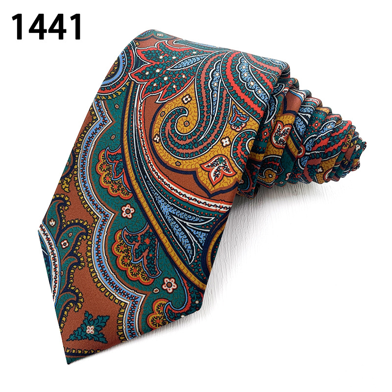 TomsloverMen's Paisley Pattern Series Fashion Tie Simulation Silk