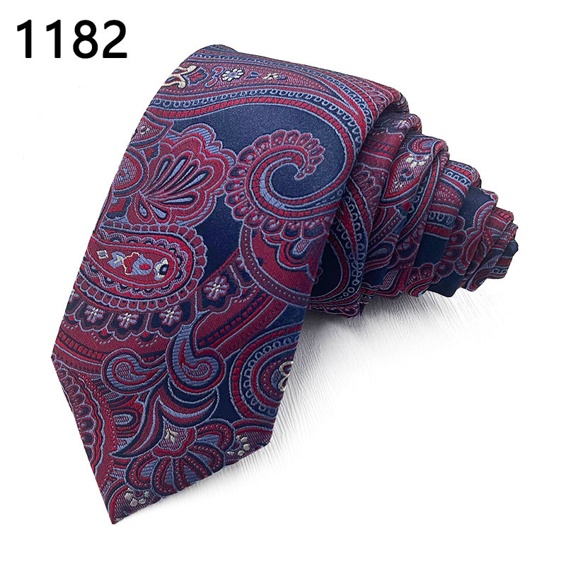 TomsloverMen's Paisley Pattern Series Fashion Blue-purple Tie Silk