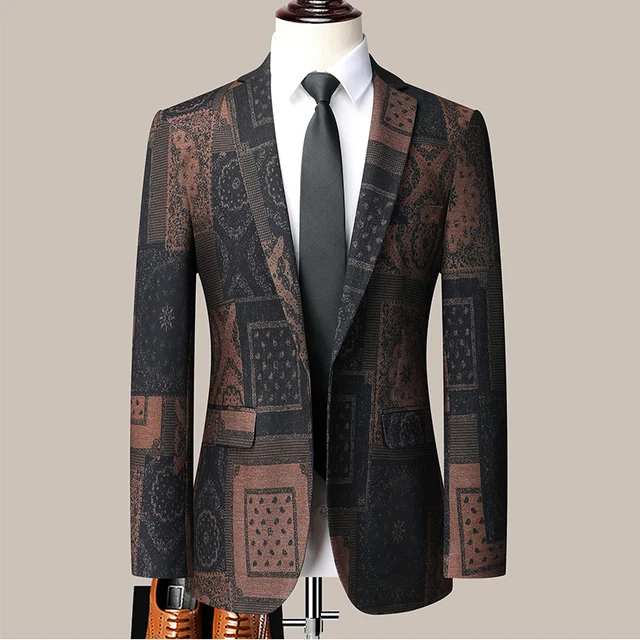 High Quality Handsome Elasticity Single Suit Personality Trend Small Suit