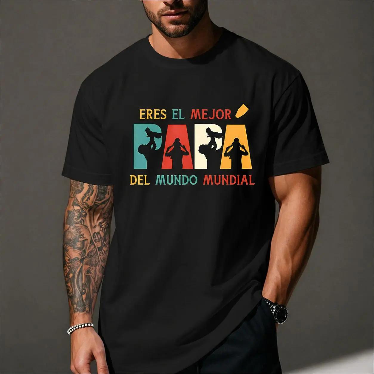 Men's casual short-sleeved pullover  Printed Tee shirt