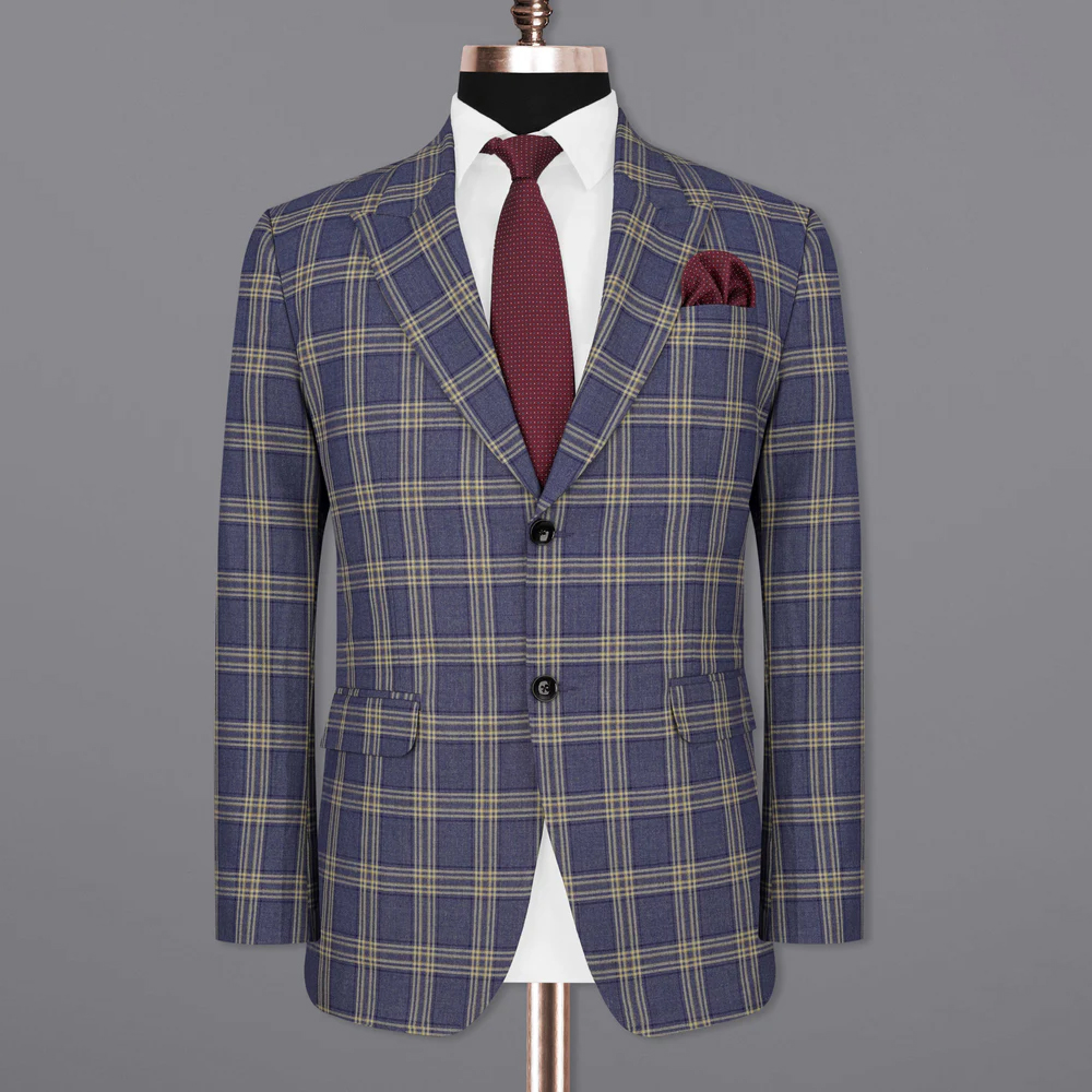 TomsloverMen's Casual Blazer Jacket Blazer Regular Fit  Single Breasted One-button 