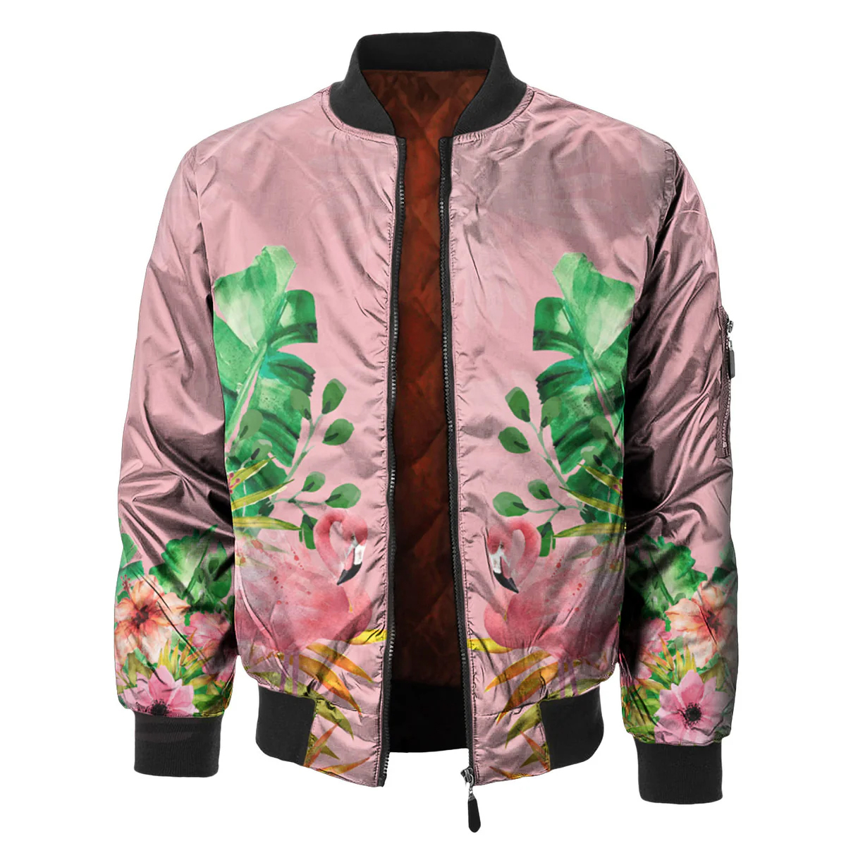 Men's Fashion Printed Zipper Jacket
