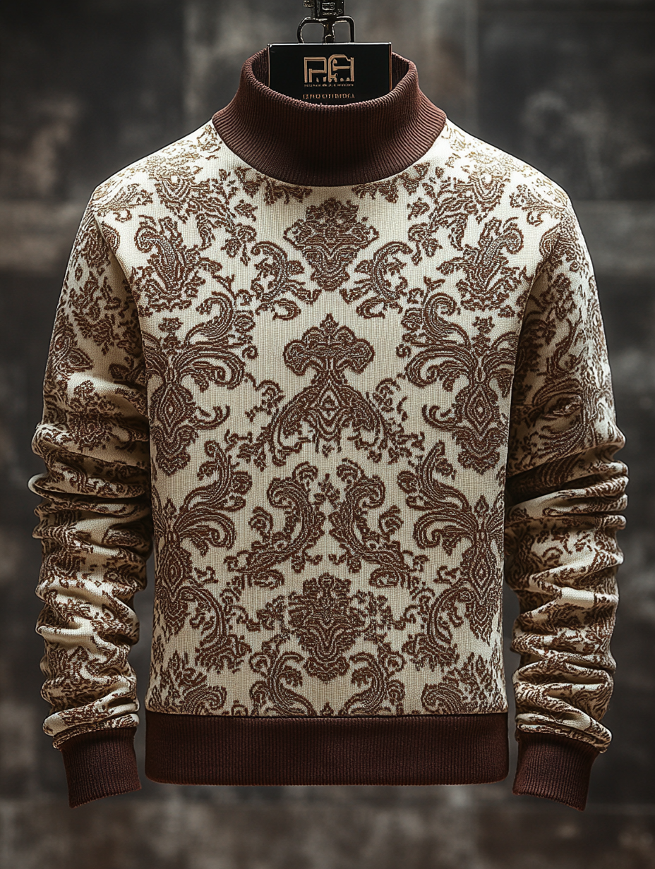 Men's Turtleneck Sweater Business Casual