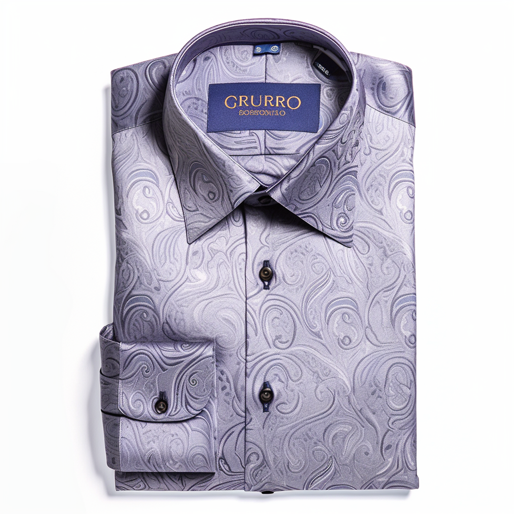 Men's Luxury Spiral Long Sleeve Shirt