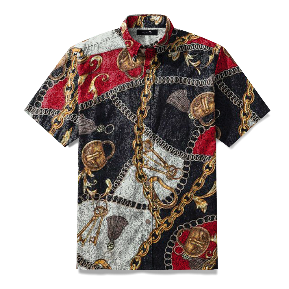 Artistic painting fashionable unique print shirt