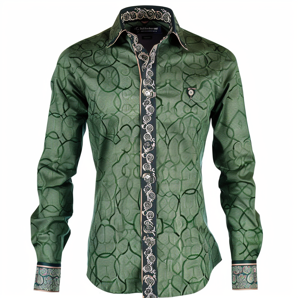 Men's Printed Shirt Woven Pattern