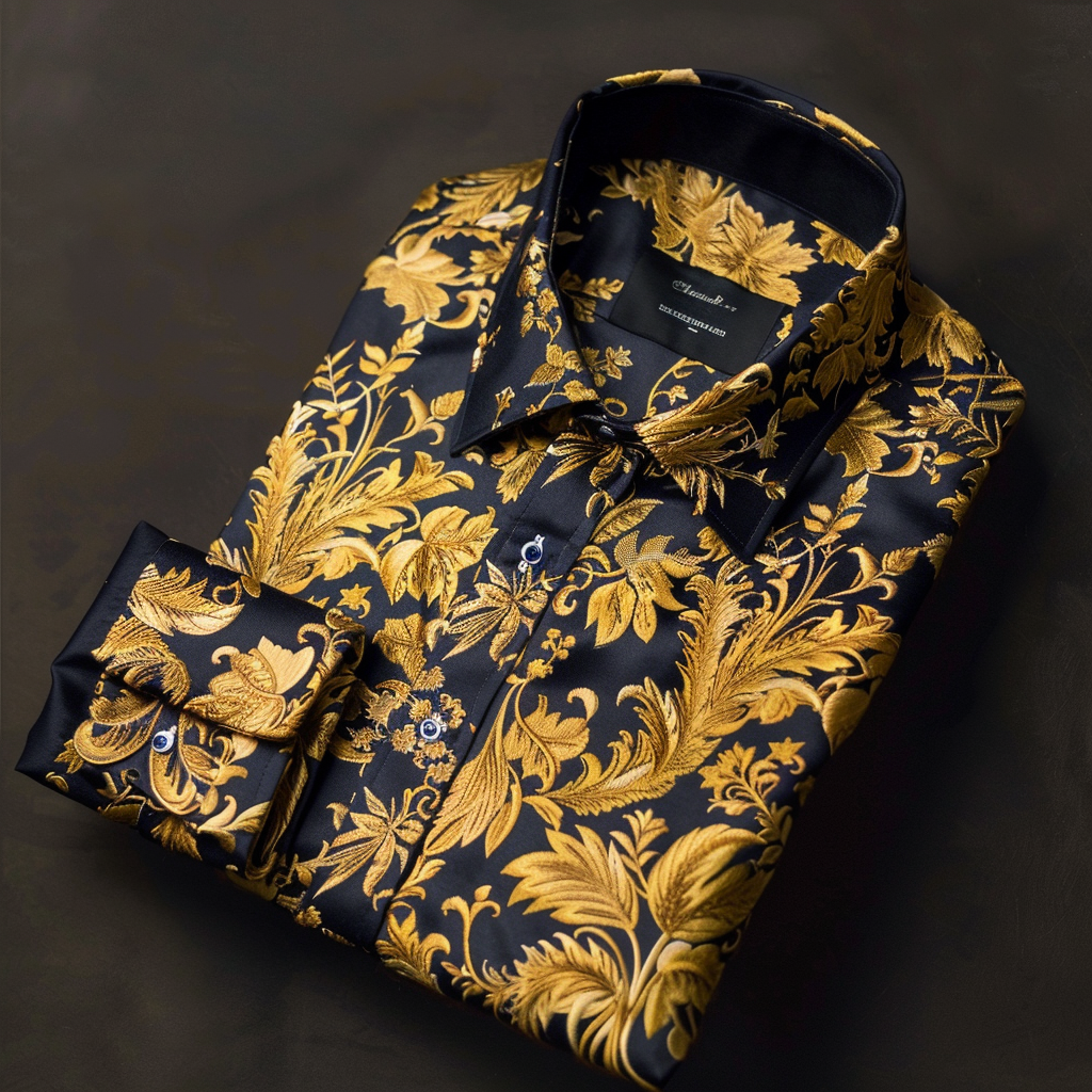 TomsloverLuxe casual printed men's shirt