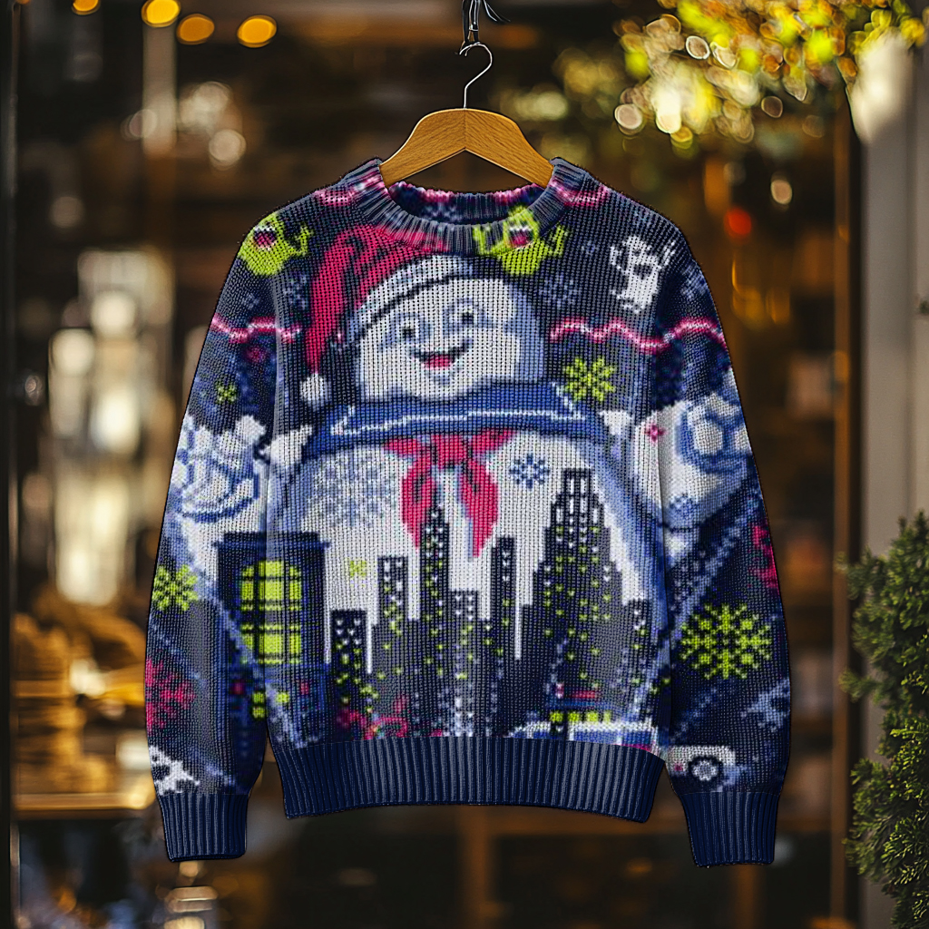 Christmas Fun Men's Crew Neck Pullover Sweater