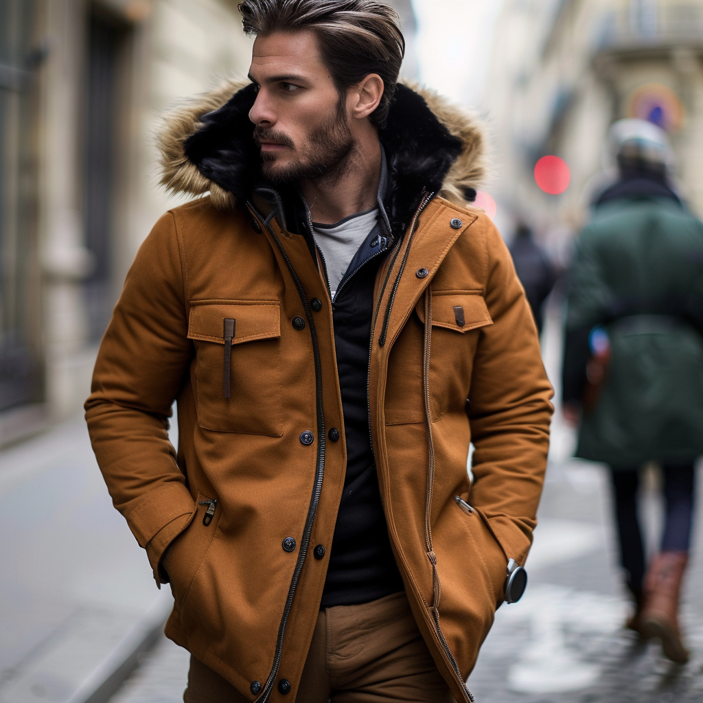 Windproof waterproof Parka jackets Parker coat