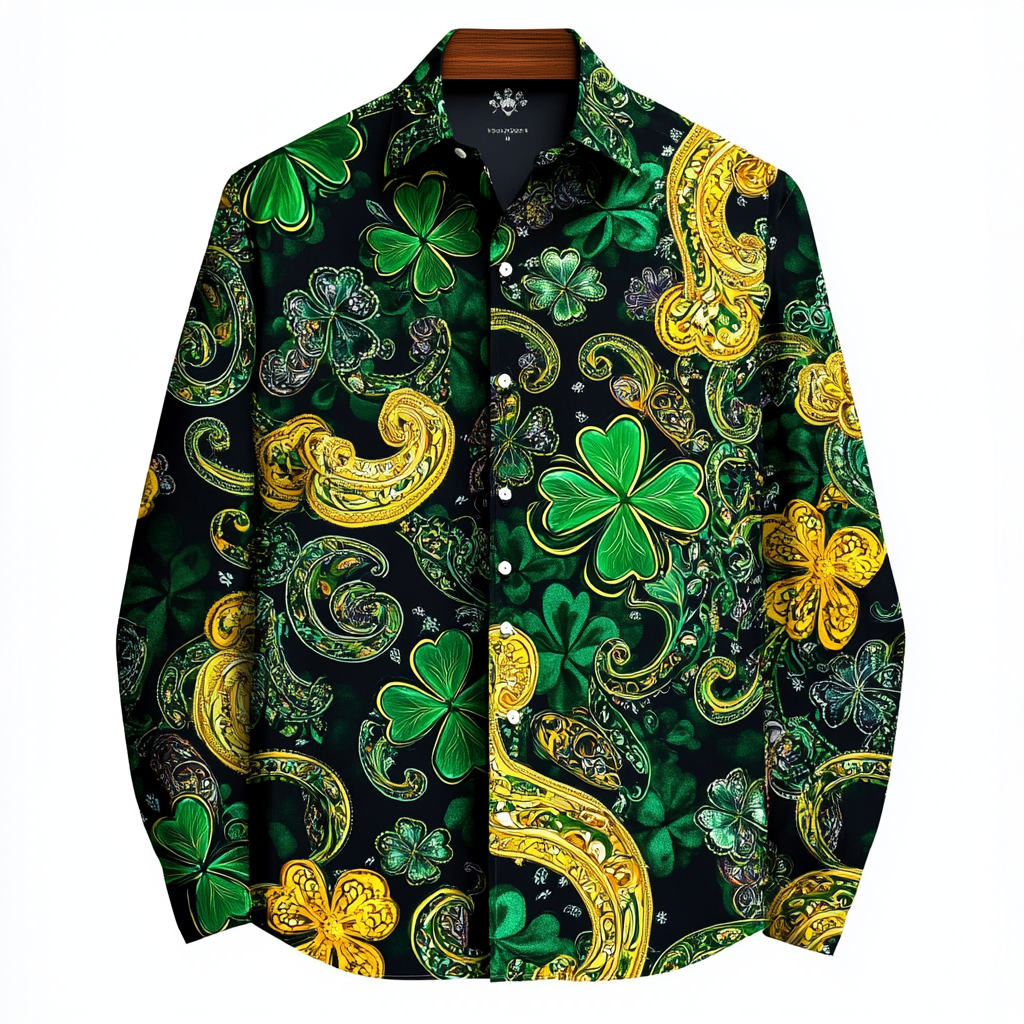 St. Patrick's Day Printed Shirt