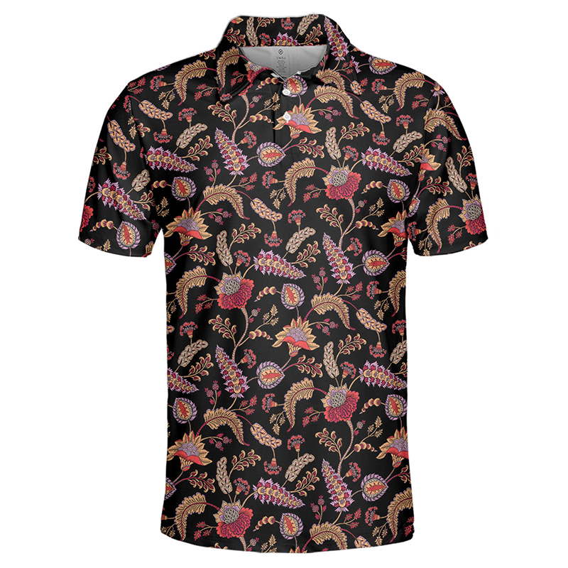 Unique Print Polo Shirt