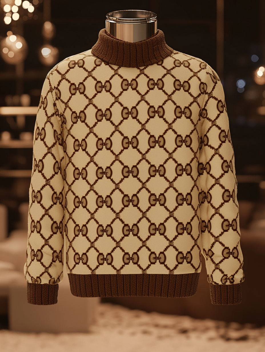 Men's Turtleneck Sweater Business Casual