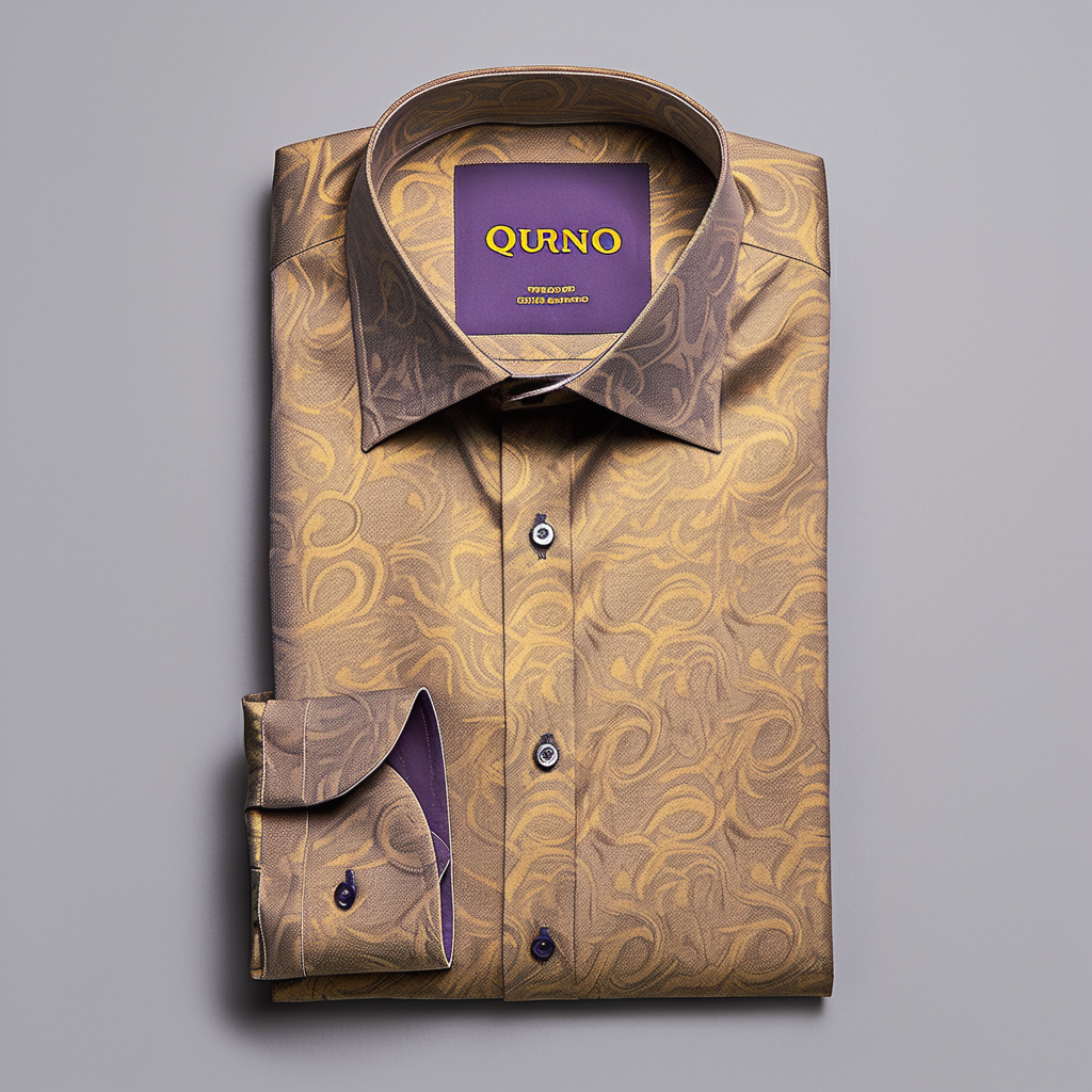 Men's Luxury Spiral Long Sleeve Shirt