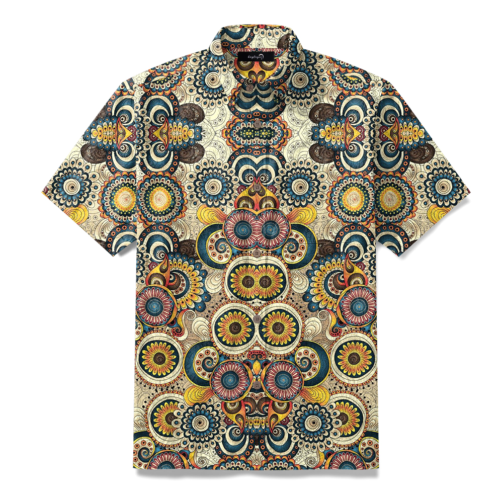 Artistic painting fashionable unique print shirt