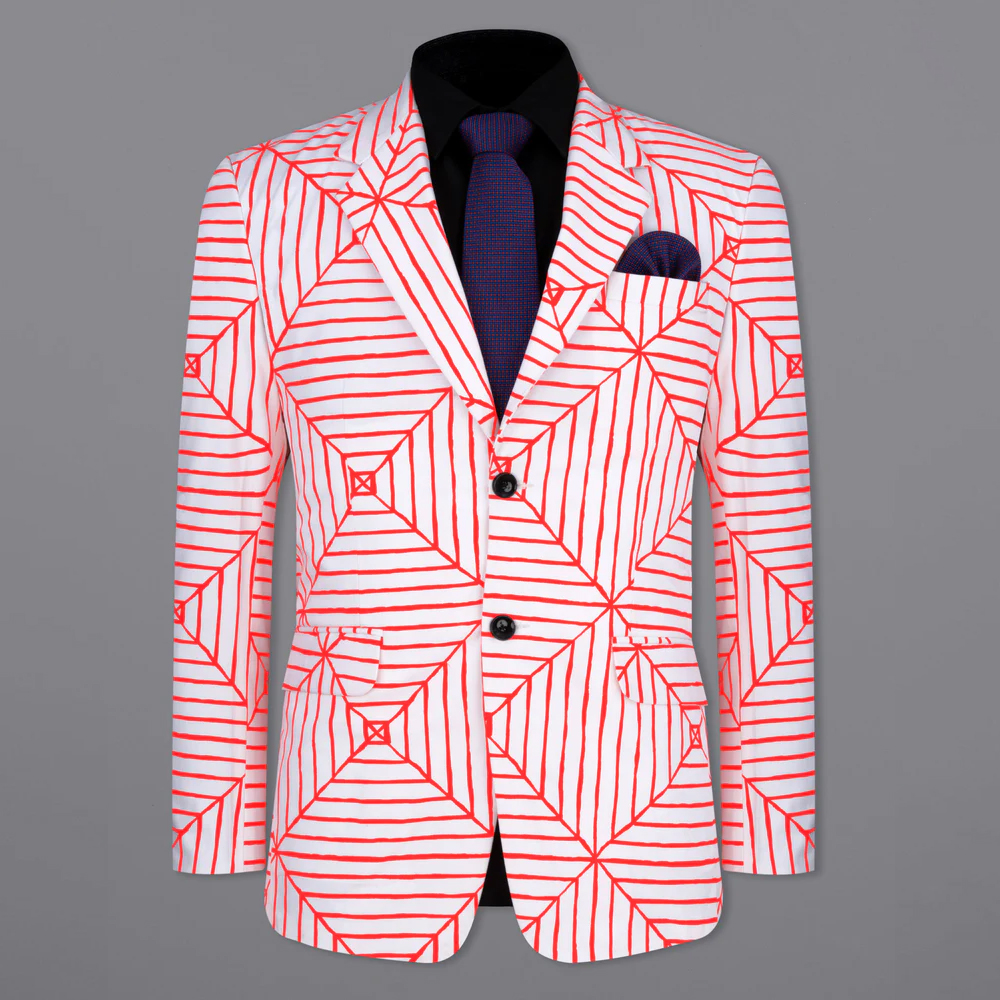 TomsloverMen's Casual Blazer Jacket Blazer Regular Fit  Single Breasted One-button 