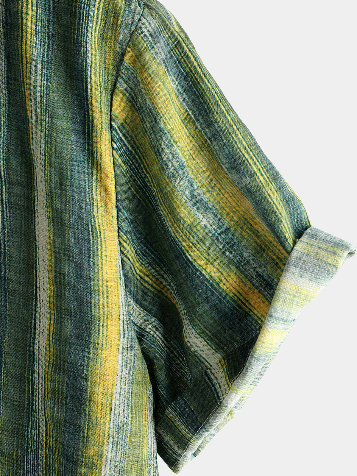 Cotton Casual Resort Hawaiian Shirt with Pockets plus size