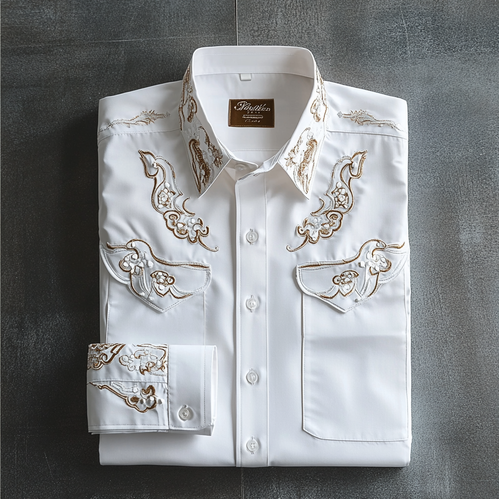 Sophisticated Patterned Business Shirt