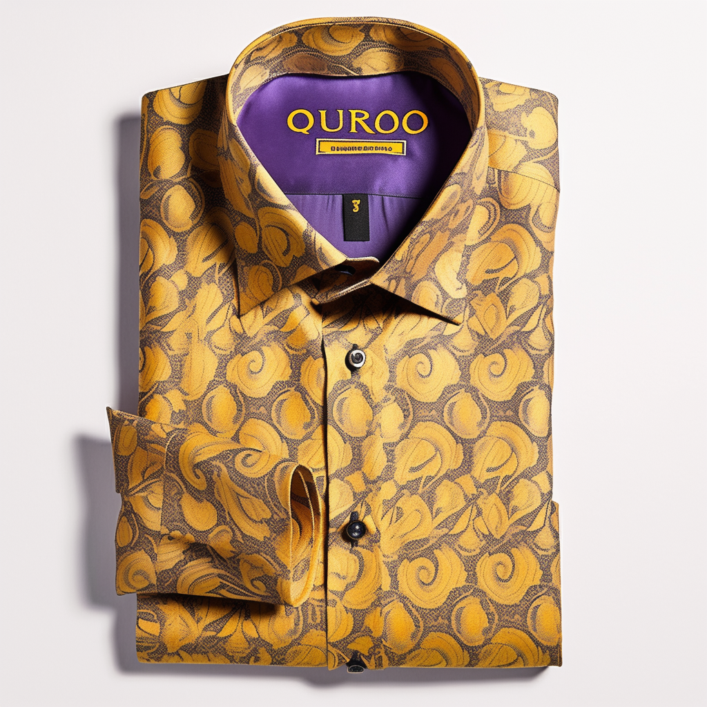 Men's Luxury Spiral Long Sleeve Shirt