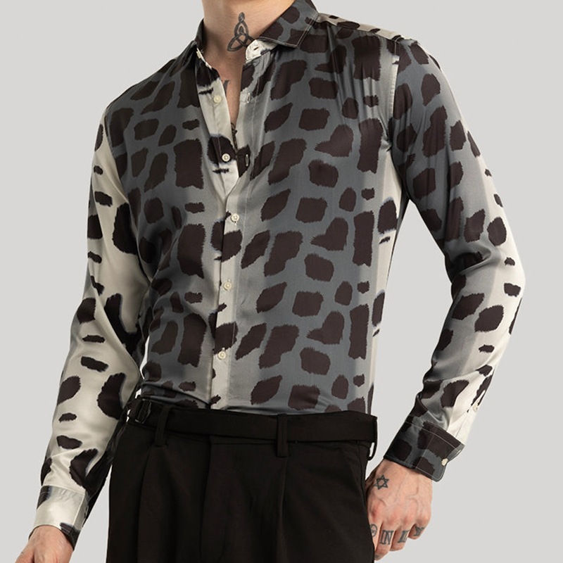 Printed Shirt Men's Long Sleeve Shirts 