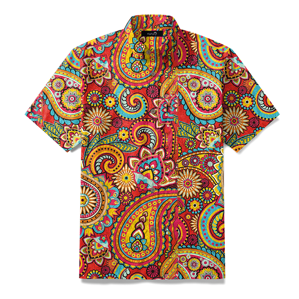 Artistic painting fashionable unique print shirt