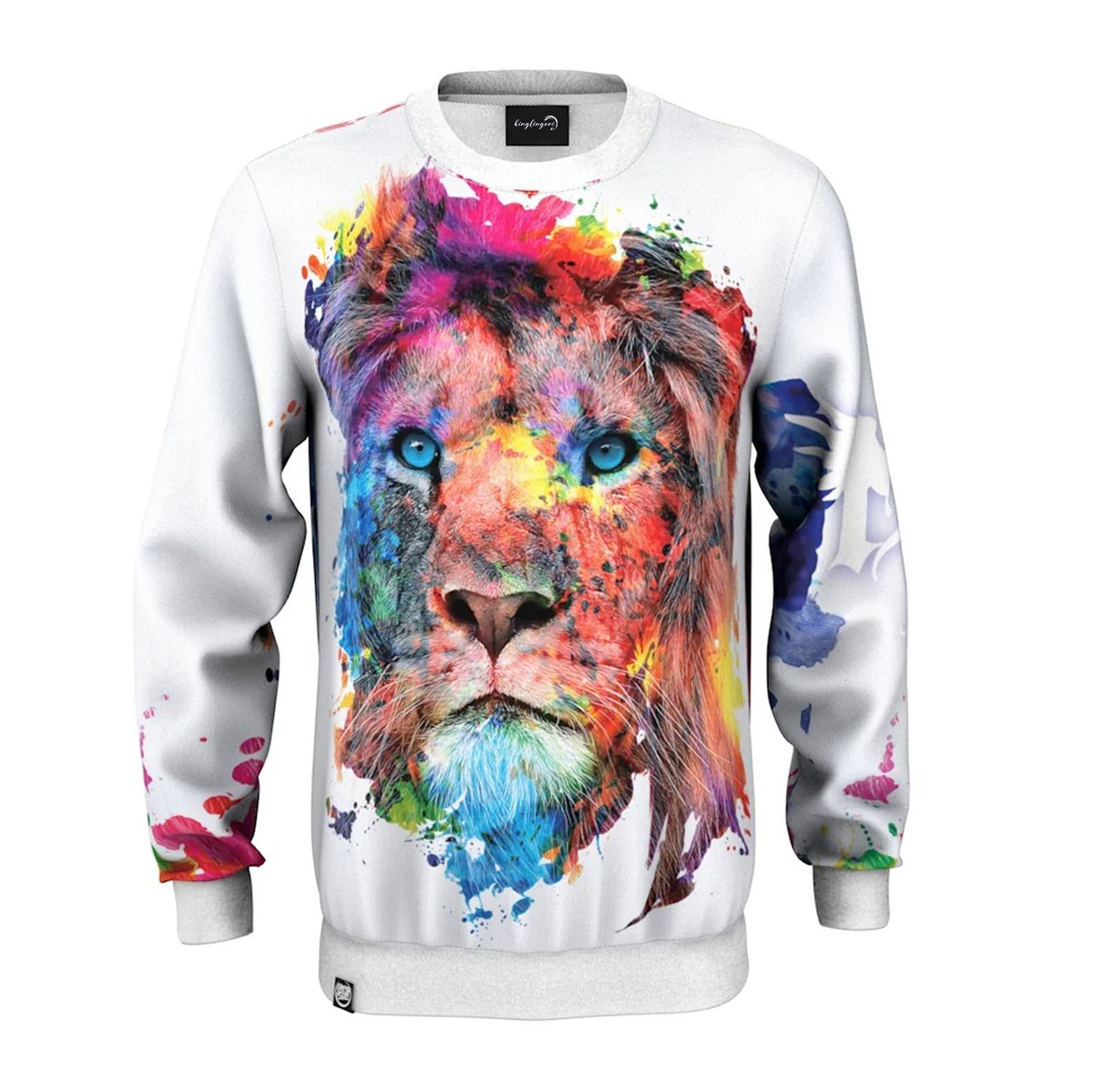 Print Sweatshirt Round Neck Pullover Men