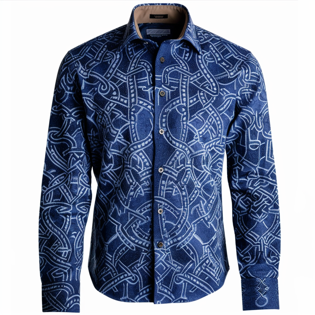 Men's Printed Shirt Woven Pattern