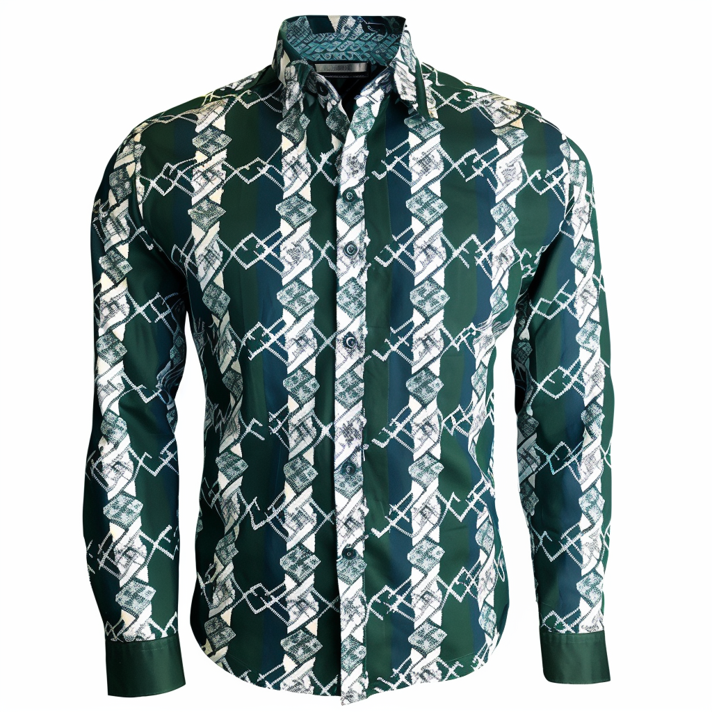 Men's Printed Shirt Woven Pattern