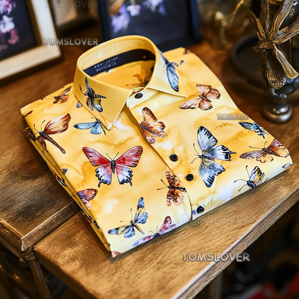 Waves men's shirt with wave pattern