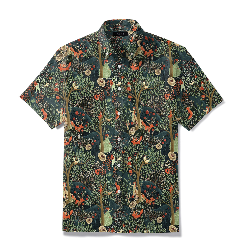 TomsloverBusiness Casual Chic Printed Shirt 100% cotton