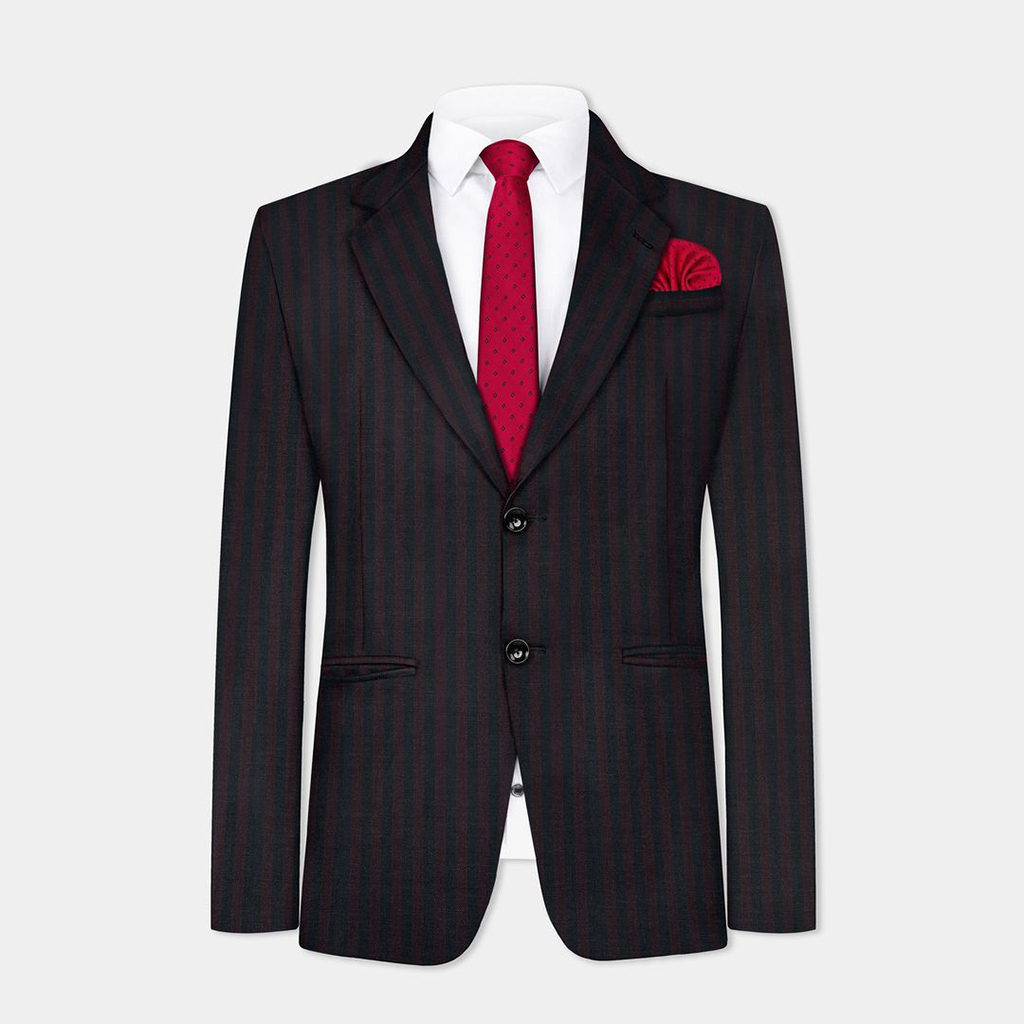 TomsloverMen's Casual Blazer Jacket Blazer Regular Fit  Single Breasted One-button 