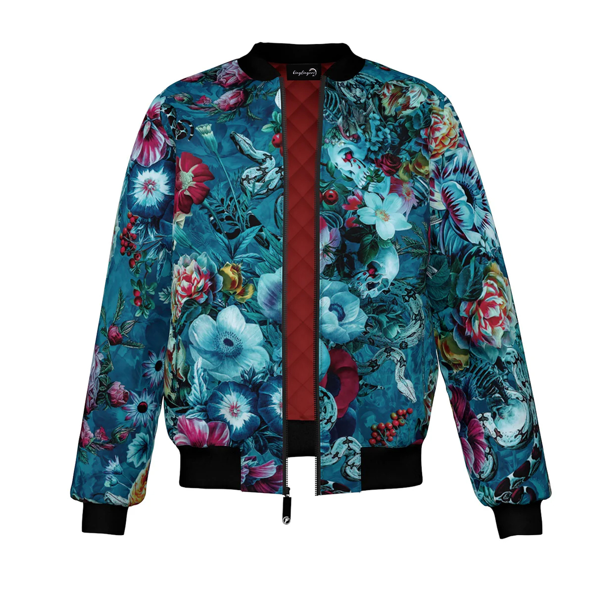 Men's Fashion Printed Zipper Jacket