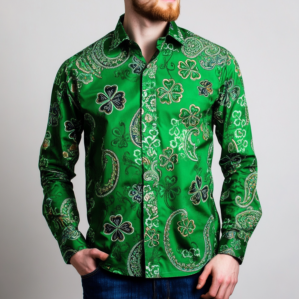 St. Patrick's Day Printed Shirt