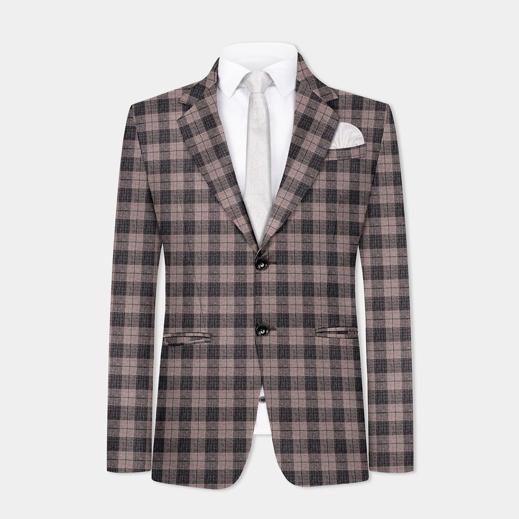 TomsloverMen's Casual Blazer Jacket Blazer Regular Fit  Single Breasted One-button 