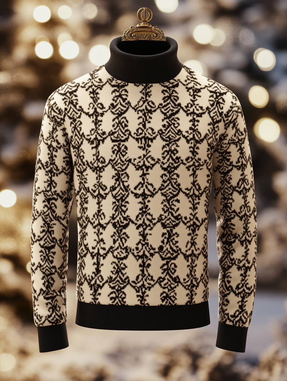 Men's Turtleneck Sweater Business Casual