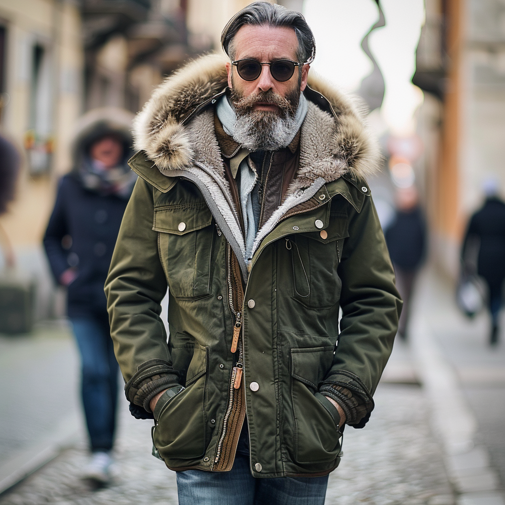 Windproof waterproof Parka jackets Parker coat