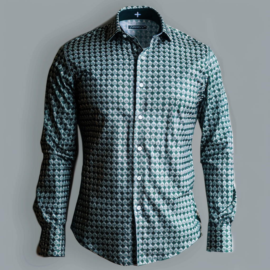 Men's Printed Shirt Woven Pattern