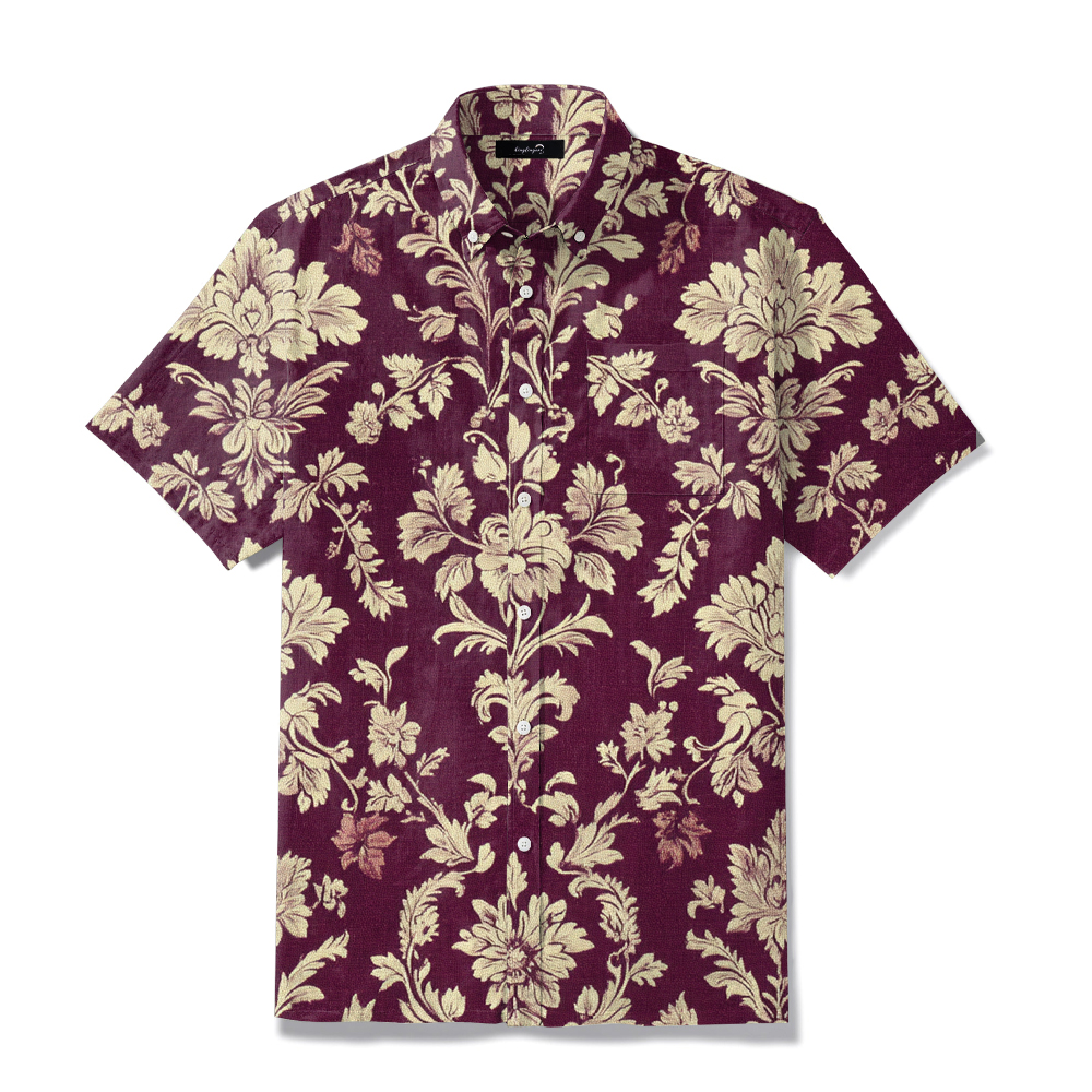 TomsloverBusiness Casual Chic Printed Shirt 100% cotton