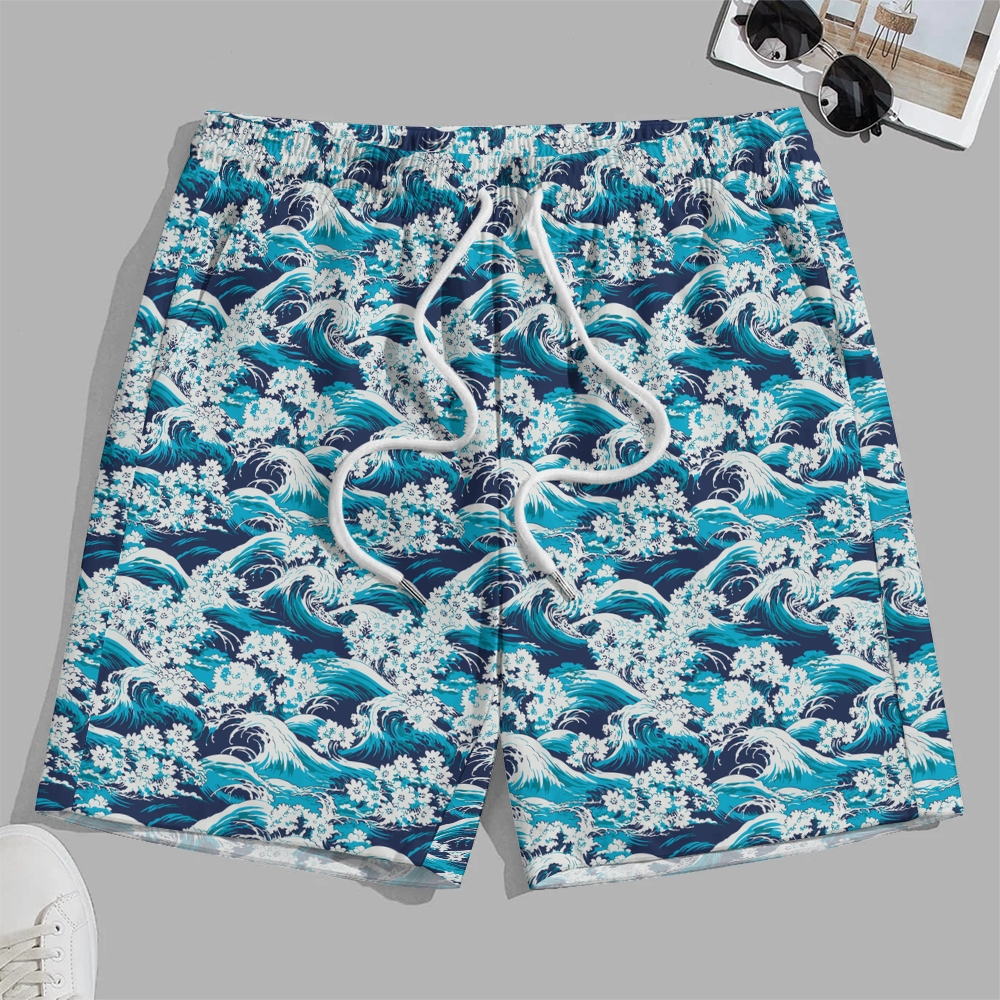 TomsloverFashion casual printed beach shorts 2406000292