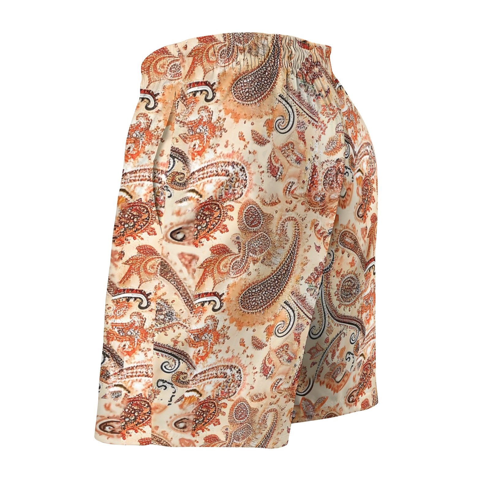 TomsloverMen's Paisley-Print Drawstring Swim Shorts 2407000110