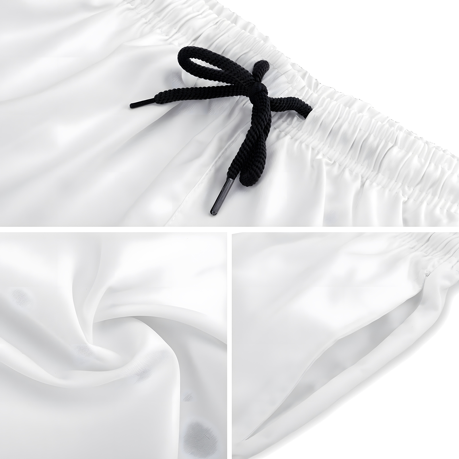 TomsloverMen's Print Drawstring Swim Shorts 2407000306